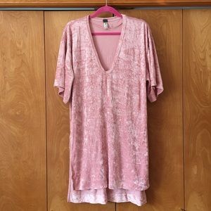 *Free People* Velvet tunic top